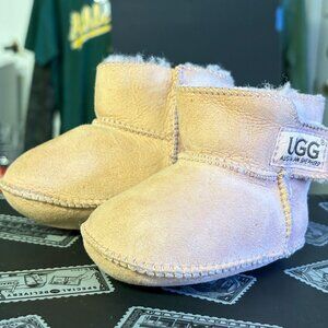 UGG Pink Suede UGG Baby Erin Toddler Slip On Booties  Size S (US 4-5 )